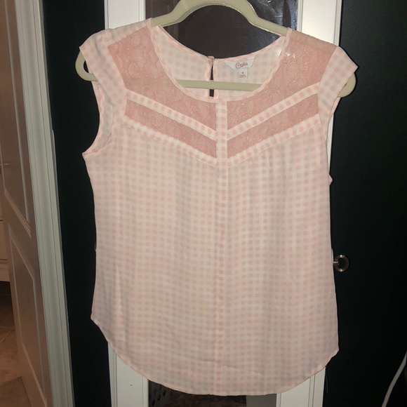 Candies lace detailed short sleeve blouse - Picture 1 of 3